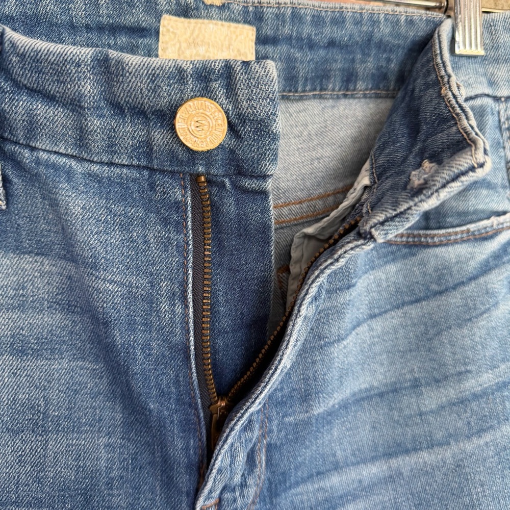 MOTHER‎ Looker Crop High Waist Skinny Jeans 26 Snipping Stones - Picture 8 of 13